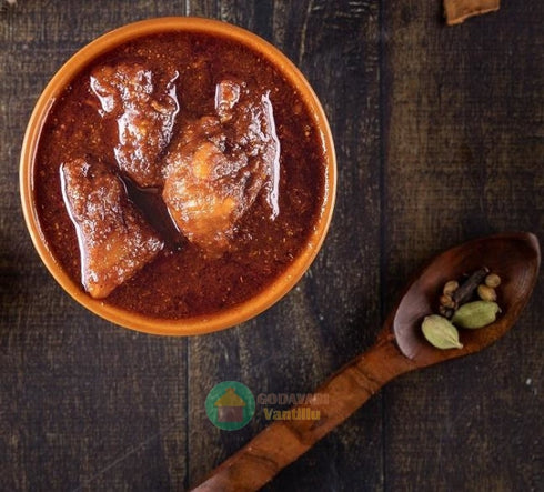 Godavari Vantillu Andhra Chicken Pickle with Bone